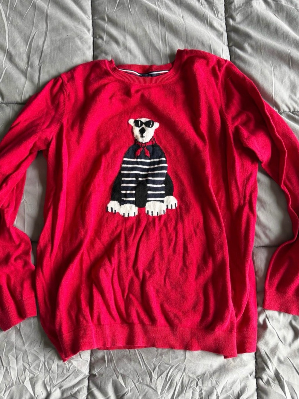 Tommy Hilfiger Red Bear Sweater